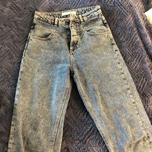 Stradivarius super high waist denim jeans